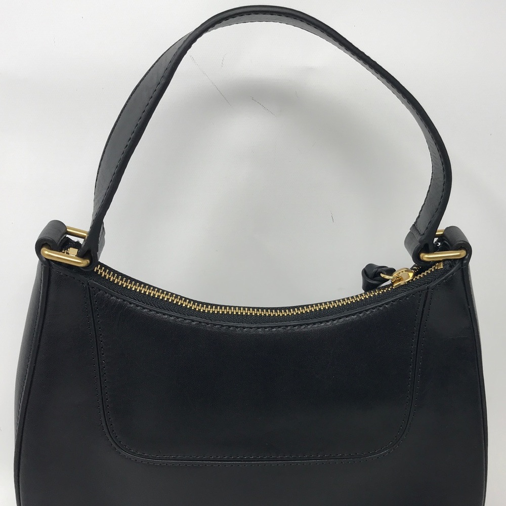 Loeffler Randall Greta Leather Shoulder Bag, Size M - Black/Gold Women's - Picture 11 of 16